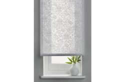 Collection Fern Semi Privacy Roller Blind - 6ft - White.